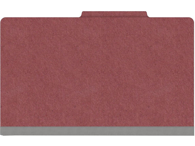 Medical Arts Press Pressboard Classification Folder, 2 Dividers, 2" Expansion, Legal Size, Dark Red, 10/Box (DV-T52-26-3ARD)