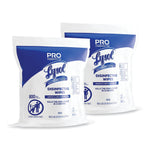 LYSOL Professional Disinfecting Wipe Bucket Refill, 1-Ply, 6 x 8, Lemon and Lime Blossom, White, 800 Wipes/Bag, 2 Refill Bags/CT