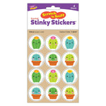 Trend Enterprises Cactus Cuties Citrus scent Scratch 'n Sniff Stinky Stickers, Multicolored, 48/Pack, 6/Packs/Bundle (T-83447-6)