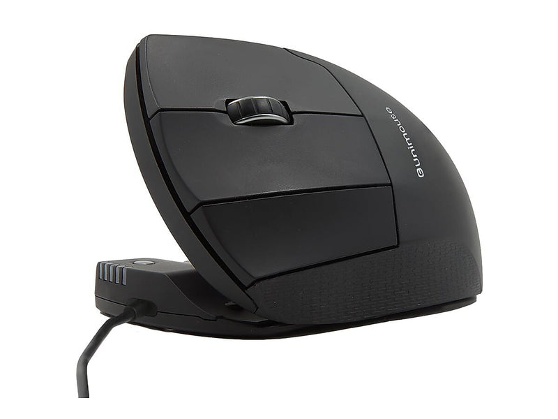 Contour Design Unimouse Ergonomic Vertical Left Handed Optical USB Mouse, Black (CDUMBK21002)