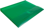 JAM Paper Premium Plastic Document File, Letter, Green, 3/Pack (218V1GRX3)