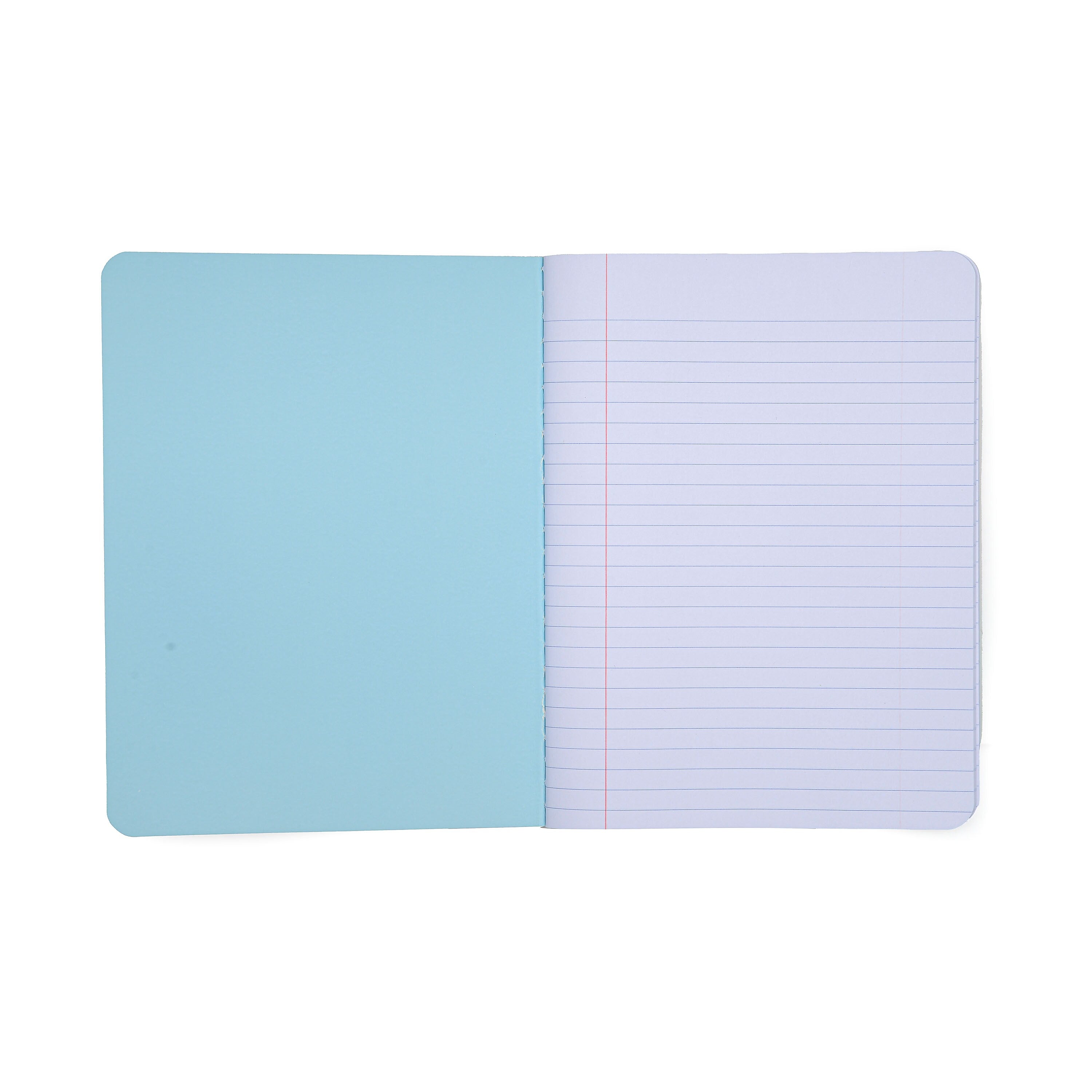 DesignWorks Ink Pastel Marble 1-Subject Composition Notebooks, 7.5" x 9.75", Wide Ruled, 80 Sheets, Assorted Colors