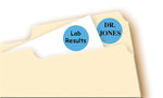 Avery Laser/Inkjet Color-Coding Labels, 3/4" Dia, Light Blue, 1,008 Labels/Pack (5461)
