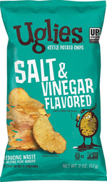 Uglies Gluten-Free Salt & Vinegar Kettle Potato Chips, 2 oz., 24 Bags/Carton (26104)