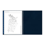 2026 Blue Sky Passages 8.5" x 11" Calendar Year Weekly & Monthly Planner, Faux Leather Cover, Navy (148658-26)