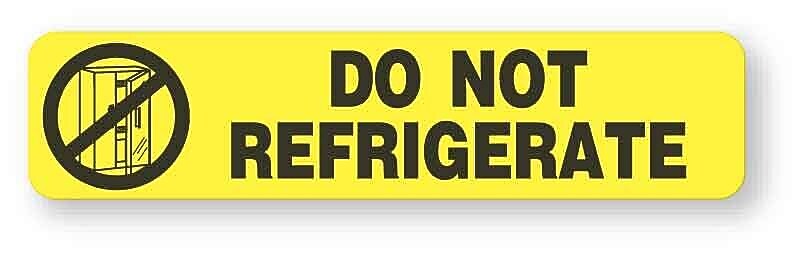 Temperature Related Label, 1-5/8" x 3/8"