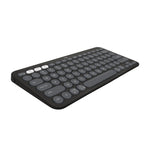 Logitech Pebble Keys 2 K380S Wireless Ergonomic Keyboard, Black (920-011775)
