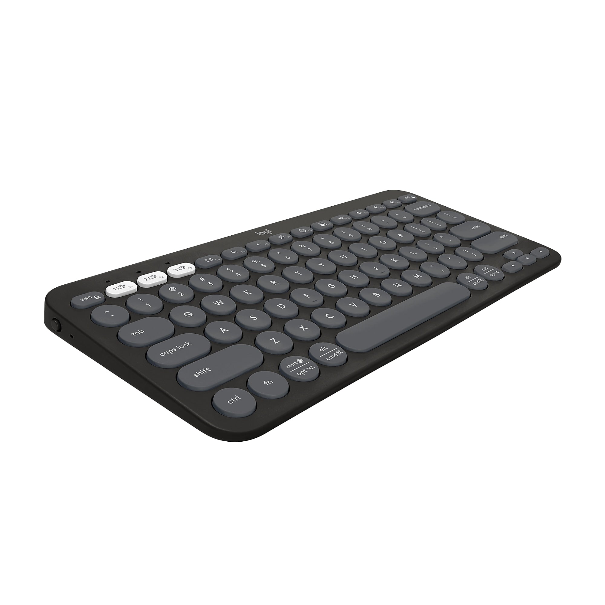 Logitech Pebble Keys 2 K380S Wireless Ergonomic Keyboard, Black (920-011775)