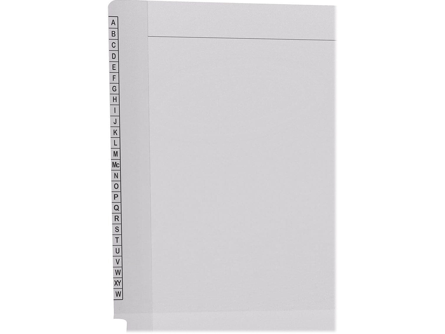 Medical Arts Press Kardex Match Reinforced End Tab File Folder, Straight Cut, Letter-Size, White, 100/Box (F1170-WHT)