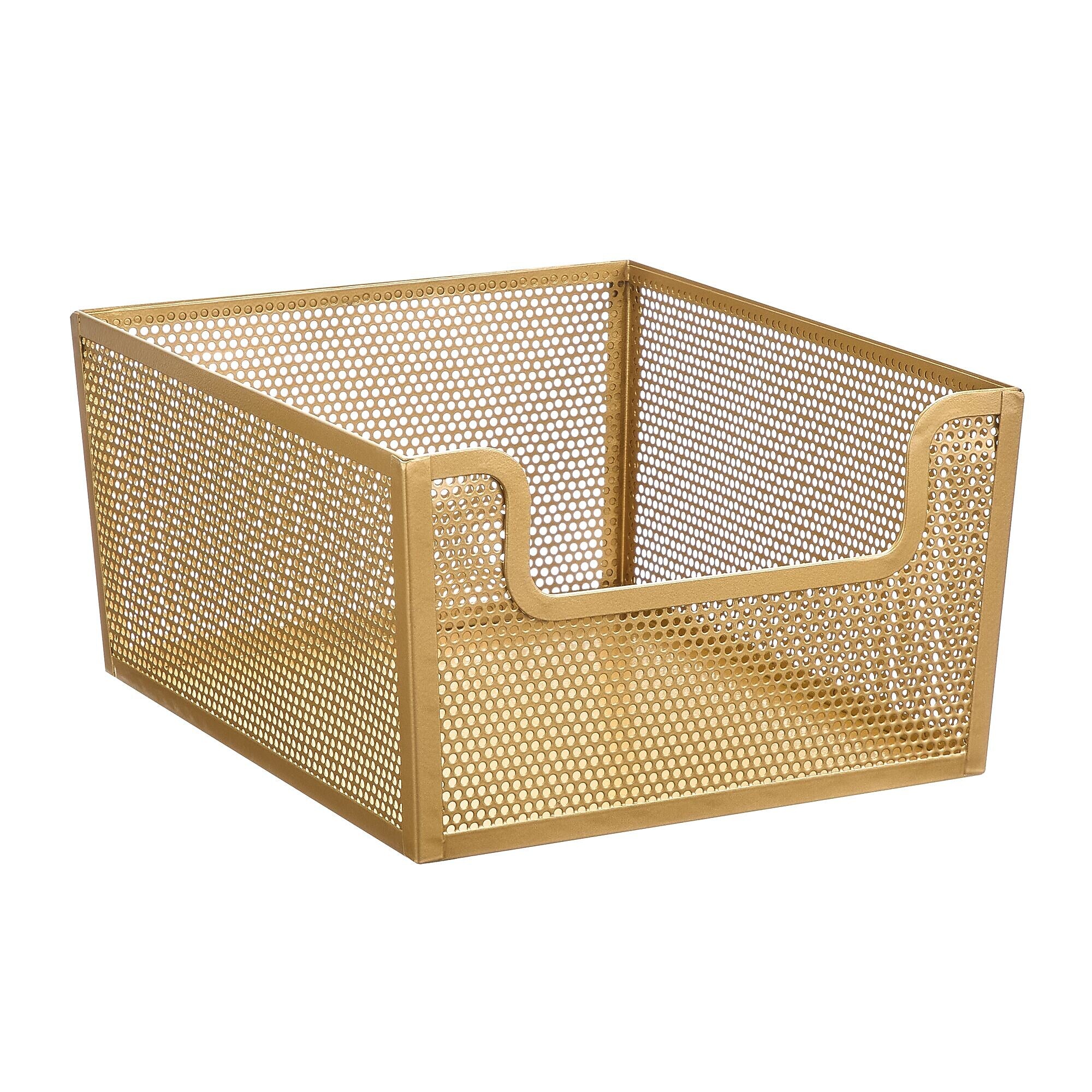 mDesign Steel Organizer, Soft Brass (25999)