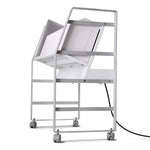 Luxor 16-Unit USB-C Open Charging Cart, White Powder-Coated Steel (CHMC005)