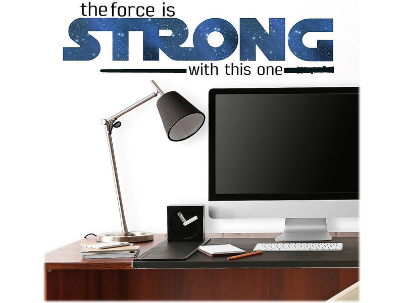 RoomMates Star Wars Strong Quote Contemporary Wall Decal Set, Movies & TV (RMK3077SCS)