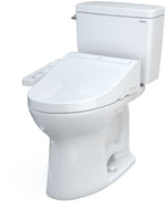 Toto Drake 1.28 GPF Gravity Flush Toilet in Cotton (MW7763074CEG#01)