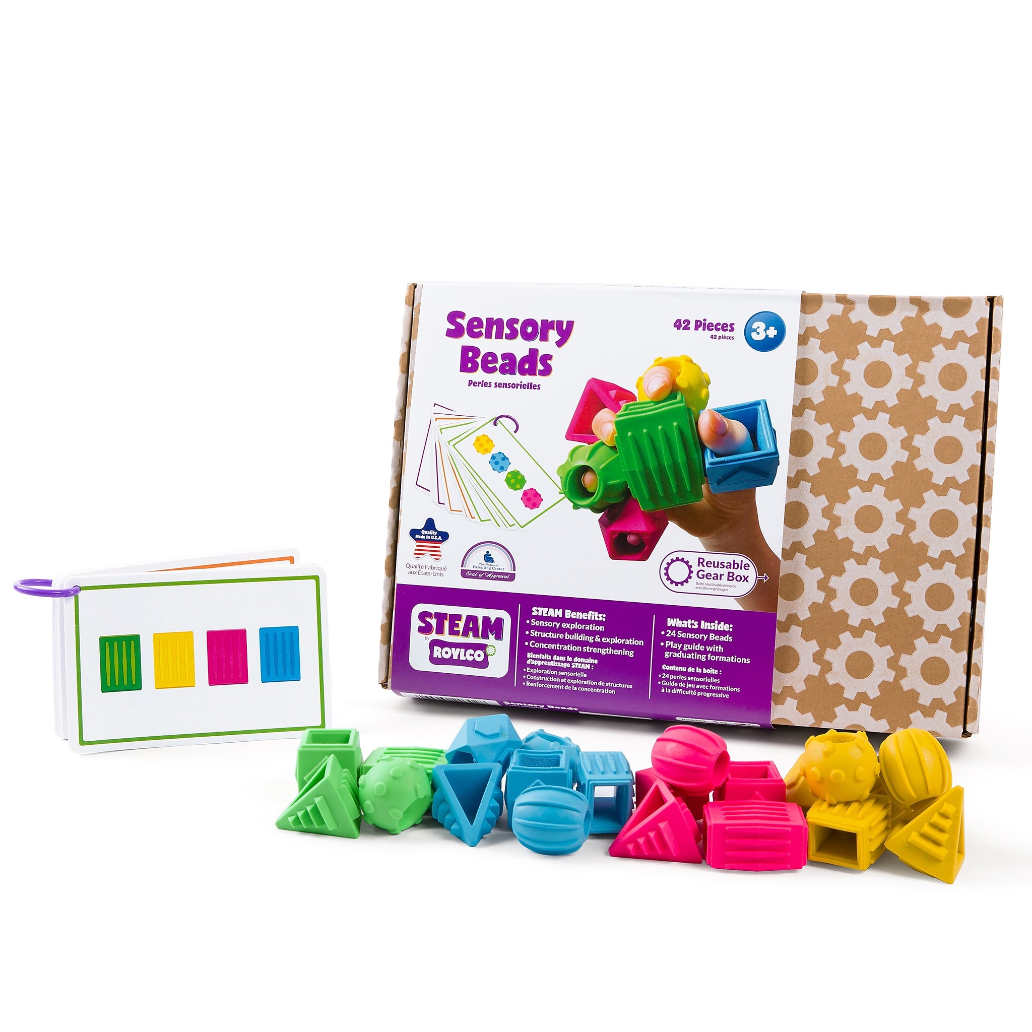 Roylco STEAM Sensory Beads & Play Guide, 25 Pieces/Set (R-20302)