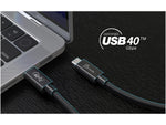 j5create 2.6' USB C to USB C Power Cable, Male to Male, Black (JUC28L08)