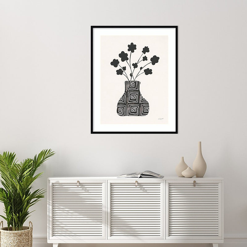 Amanti Art Shadow Vessel II by Courtney Prahl Wood Framed Wall Art Print, 33" x 41" (A42676882194)
