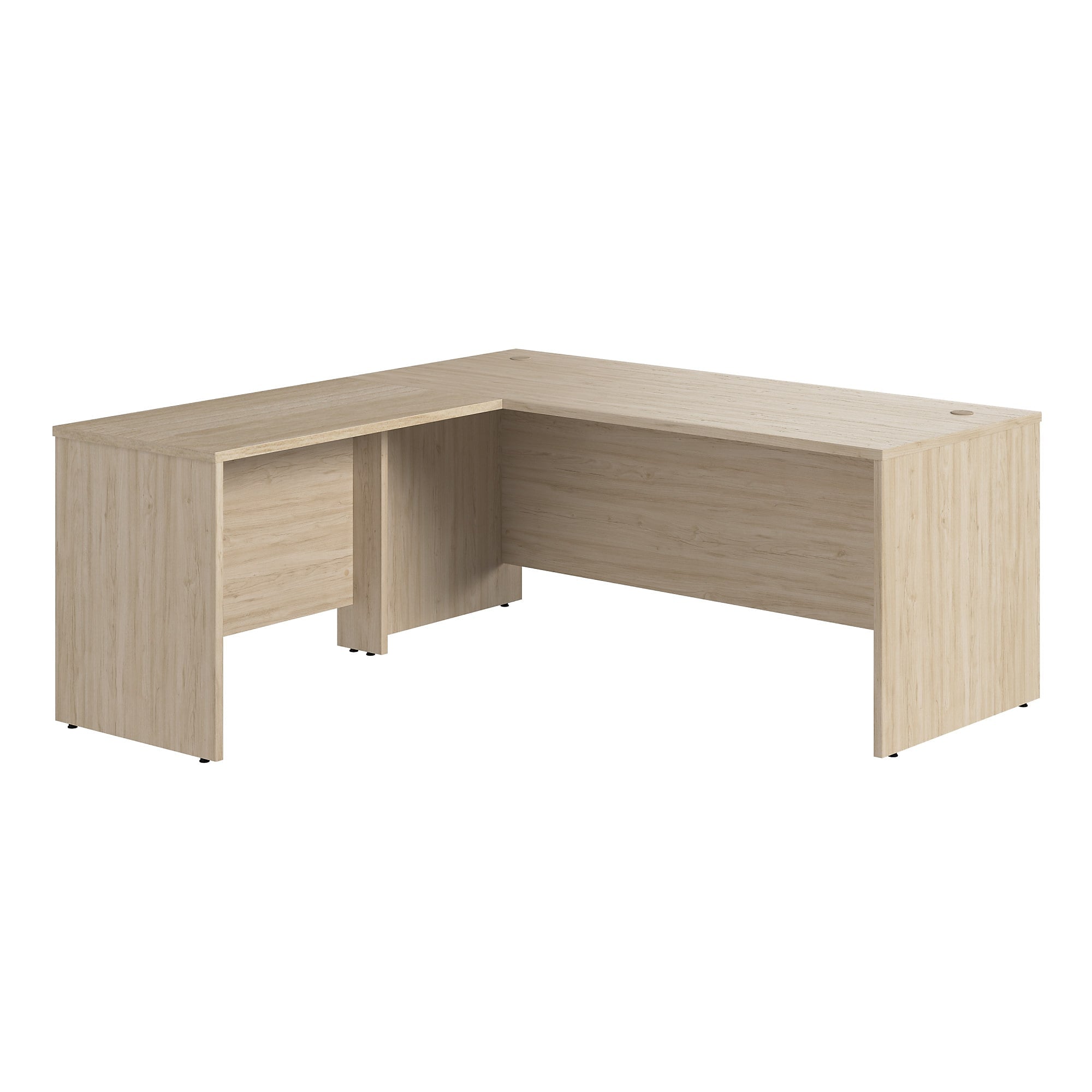 Bush Business Furniture Studio C 72"W L Shaped Desk with Return, Natural Elm (STC049NE)