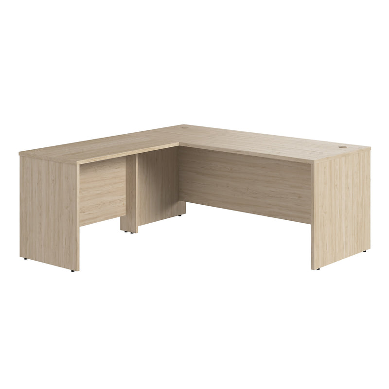 Bush Business Furniture Studio C 72"W L Shaped Desk with Return, Natural Elm (STC049NE)