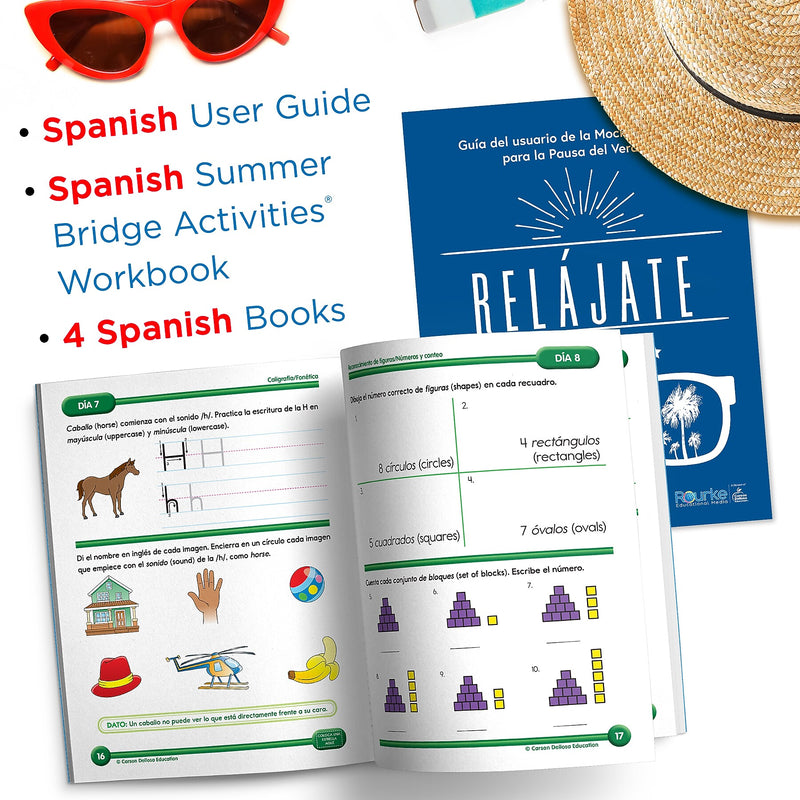Summer Bridge Activities Summer Bridge Spanish Backpack, Grade K-1 Workbook, 7/Set (CD-145436)