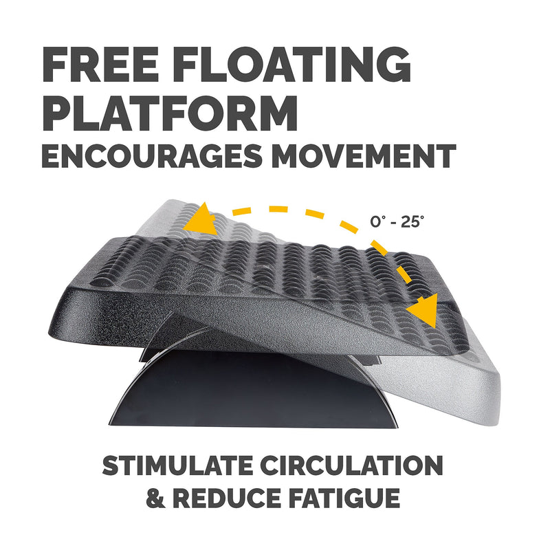 Fellowes Standard Footrest, Graphite (48121)