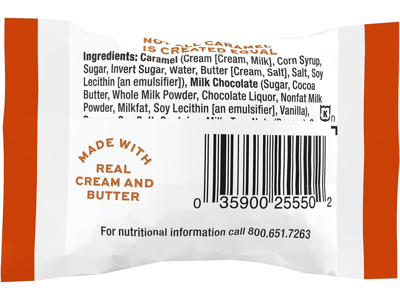Sanders Small Batch Wonders Snack-Size Pecan Caramel Milk Chocolate Clusters, 24 oz., 48 Pieces/Box (27160)