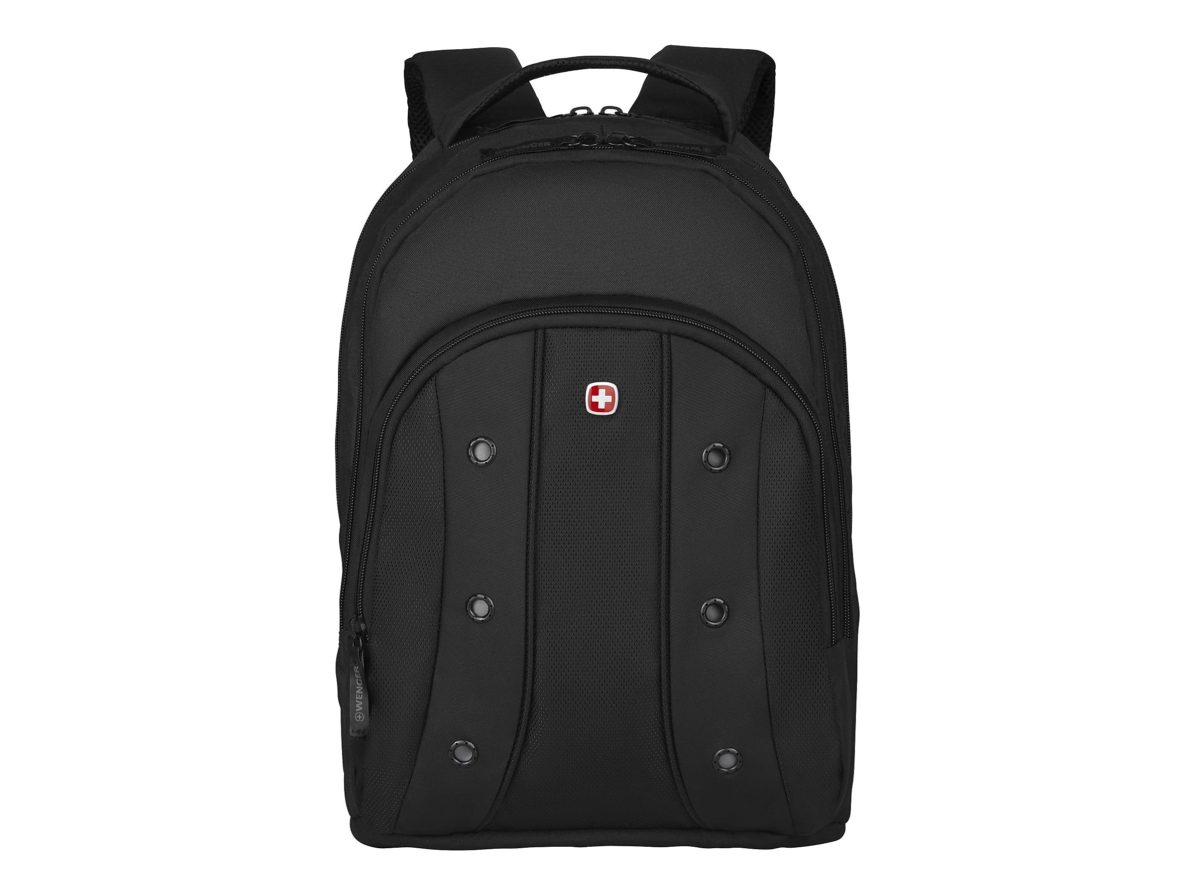 Wenger Upload Laptop Backpack, Black Polyester (64081001)