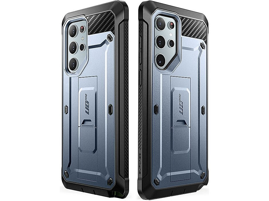 SUPCASE Unicorn Beetle PRO Rugged Case for Samsung Galaxy S24 Ultra, Shock-Absorbing, Metallic Blue