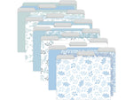 Better Office Floral & Paisley Heavy-Duty File Folders, 1/3-Cut Tab, Letter Size, Paper Stock, 18/Pack (80032-18PK0)