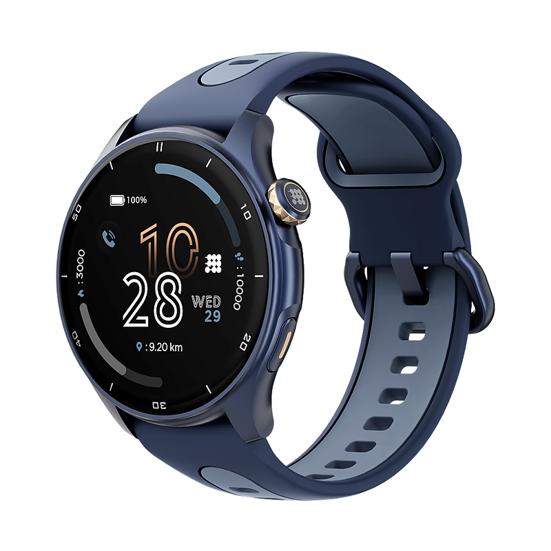 Cubitt AURA Pro Smartwatch, GPS, 36.32mm, Aluminum Case, Deepest Blue Sport Band (CT-AURAP2)