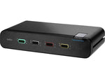 Belkin Universal 2nd Gen F1DN204KVM-UN-4 USB DisplayPort HDMI 4-Port KVM Switch