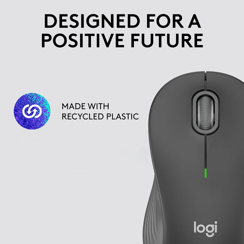 Logitech Signature M550 Wireless Optical Mouse, Graphite (910-006781)