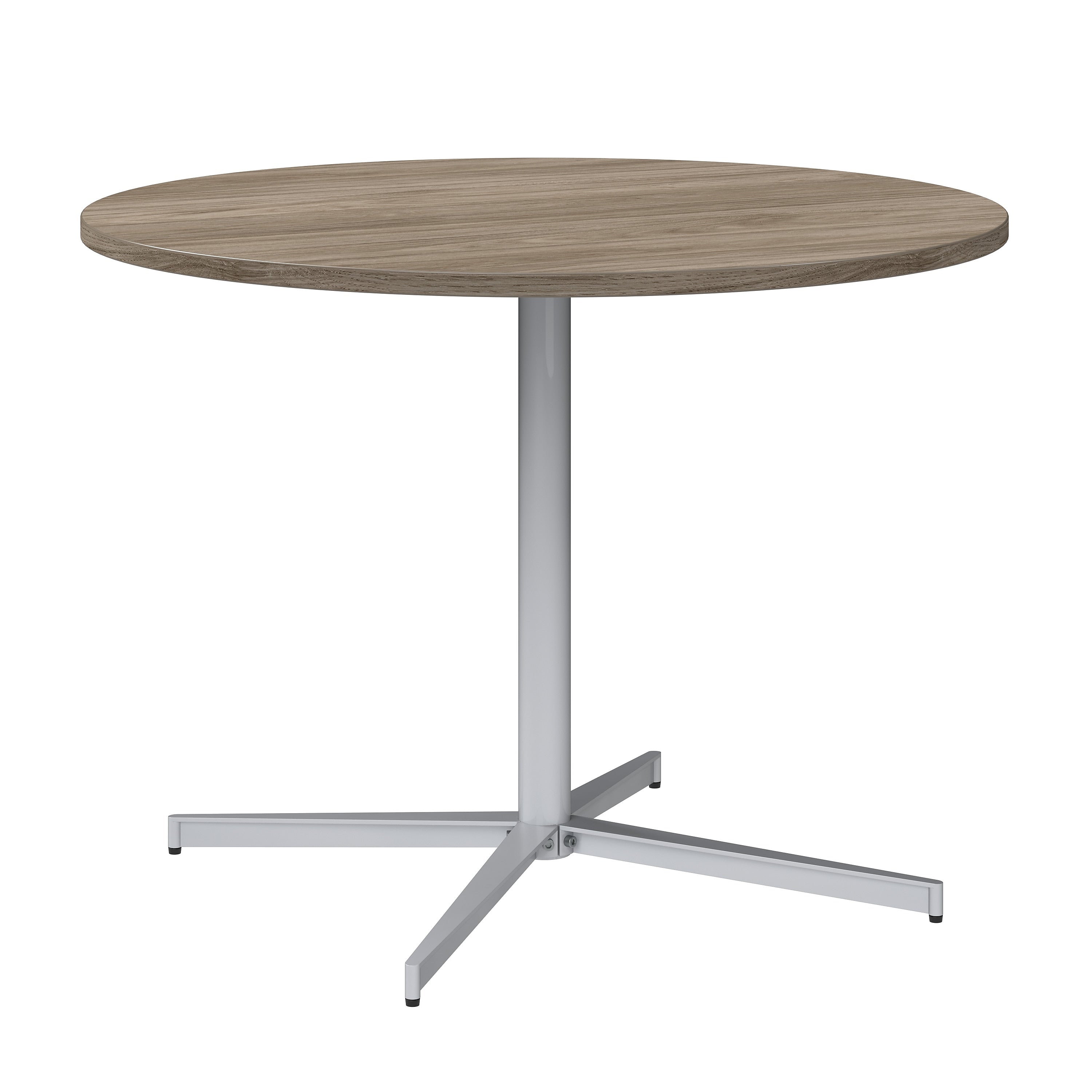 Bush Business Furniture 42" Round Conference Table, Modern Hickory (99XTB42RMH)