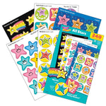 Trend Enterprises All Stars Mixed Stickers Variety Pack, Assorted Colors, 240/Pack (T-33010)