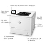 HP LaserJet Enterprise M608n K0Q17A#BGJ USB & Network Ready Black & White Printer