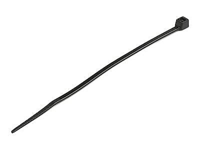 4XEM Cable Ties, 7.96" x 0.2", Black, 100/Pack (4X8ZIPTIE100BR)