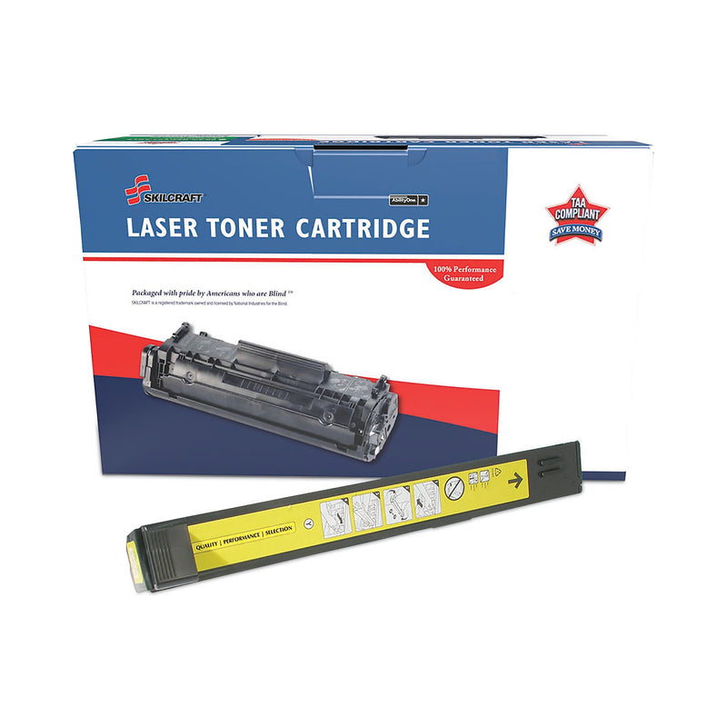 AbilityOne 7510016962216 Remanufactured CB382A (824A) Toner, 21,000 Page-Yield, Yellow (NSN6962216)