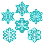 Creative Teaching Press Snowflakes Designer Cut-Outs, 36/Pack, 3 Packs/Bundle (CTP10595-3)