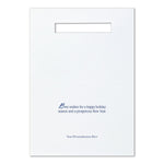 "Swirling Ice" Holiday Card w/ Silver Lined White Envelope, 250/BX