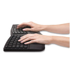 Kensington Pro Fit Ergo K75406US Wireless Ergonomic Keyboard and Optical Mouse Combo, Black (KMW75406)
