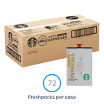 Starbucks Blonde Espresso Coffee Flavia Freshpacks, Espresso Roast, 72/Carton (MDR00219)