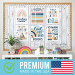 Hadley Designs 11" x 14" Boho Reading Posters For Classroom Library Decor, 6/Set (HDDX004A2EQN7)