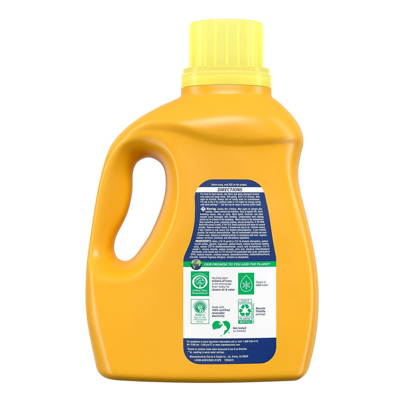 Arm & Hammer OxiClean HE Concentrated Liquid Laundry Detergent, Fresh, 77 Loads, 100.5 oz., 4/Carton (CDC3320050027)