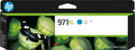 HP 971XL Cyan High Yield Ink Cartridge, Prints Up to 6,600 Pages (CN626AM)