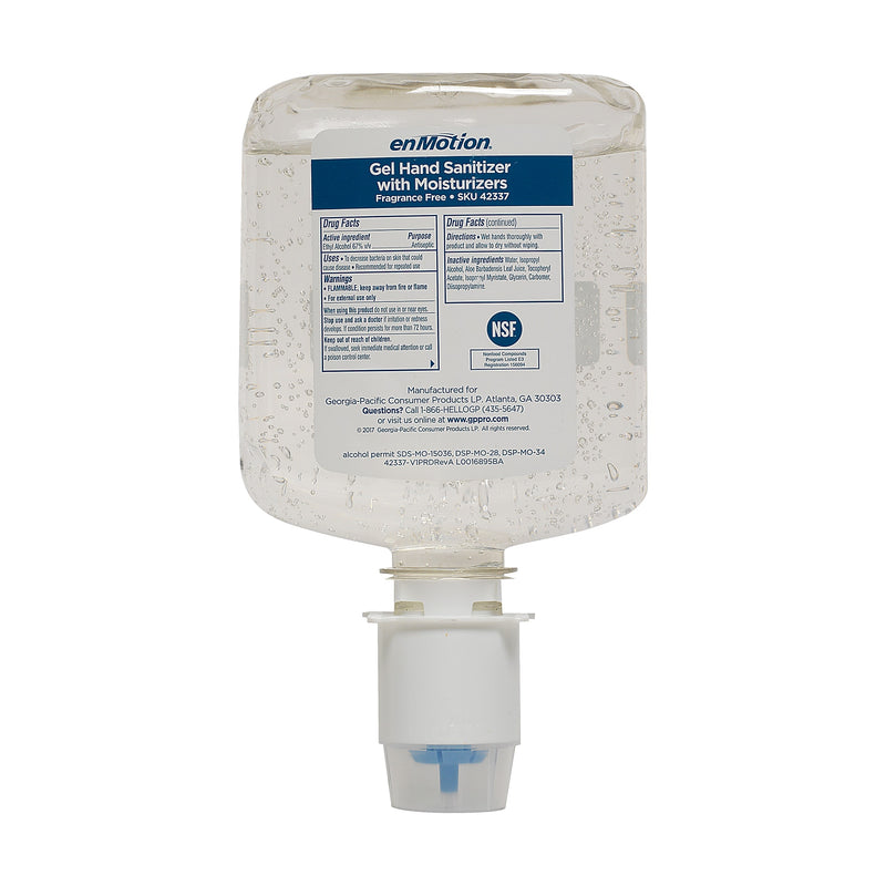 enMotion GEN2 Gel Hand Sanitizer Refill for enMotion, 2/Carton (42337)
