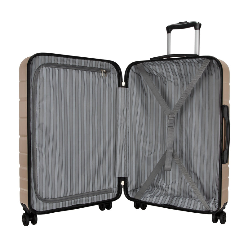 Skyway Luggage Epic 2.0 24" Hardside Suitcase, 8-Wheeled Spinner, Bone (780-24"257-4VP)