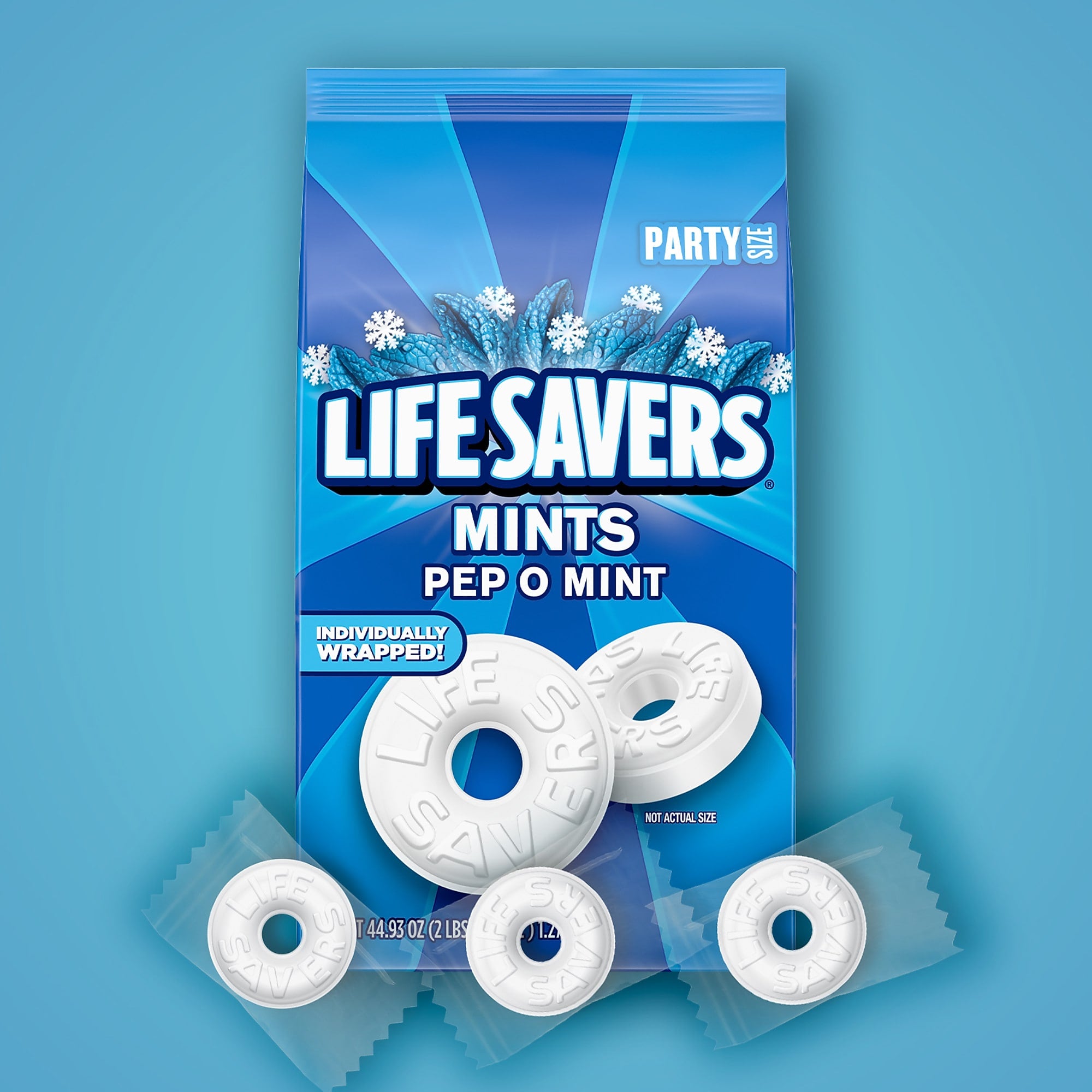 Life Savers Pep-O-Mint Mints, 44.93 oz.(MMM27625)