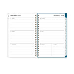 2026 Blue Sky Bakah 5" x 8"  Weekly & Monthly Planner, Plastic Cover, Multicolored (137260-26)