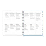 2025-2026 Blue Sky Ditsy Dapple 8.5" x 11" Academic Weekly & Monthly Planner, Plastic Cover, Multicolored (132002-A26)