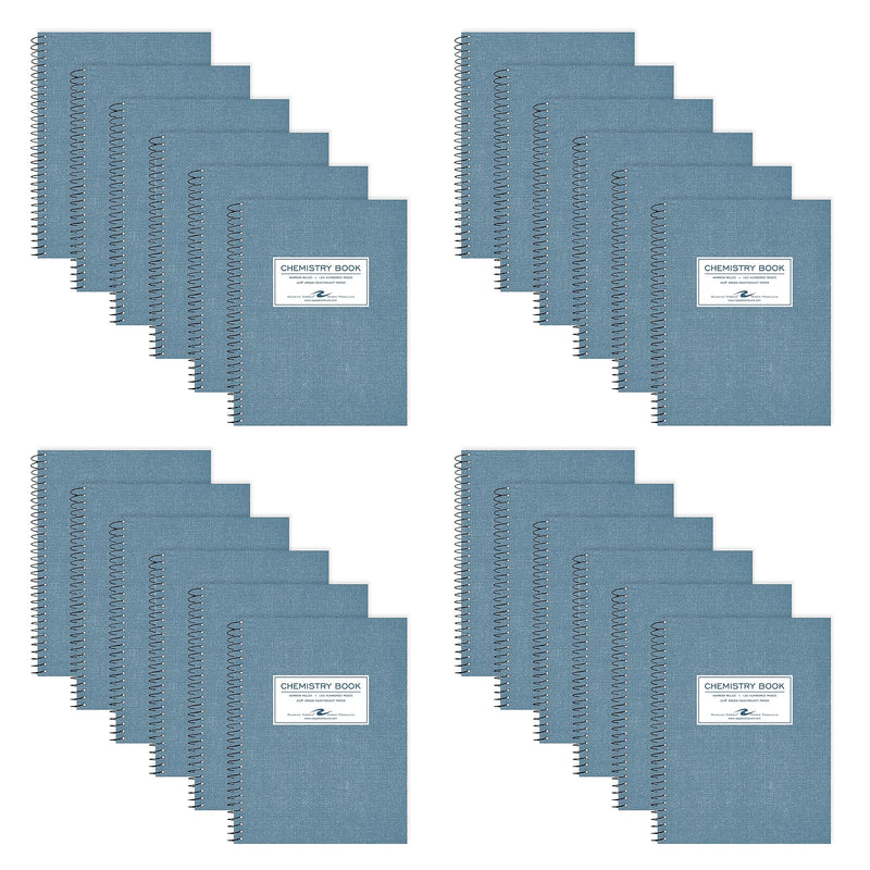 Roaring Spring Paper Products 1-Subject Computation Notebooks, 7.5" x 9.75", Narrow Ruled, 60 Sheets, Blue, 24/Carton (77572cs)