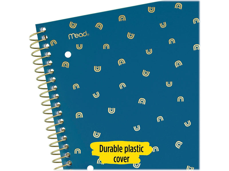 Five Star Style 1-Subject Notebooks, 8.5" x 11", College Ruled, 80 Sheets, Each (820156F)